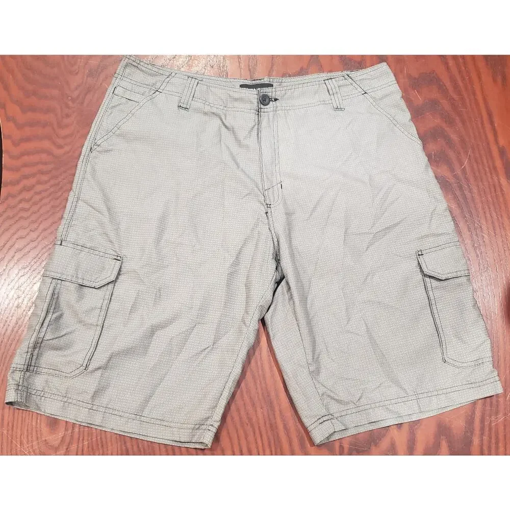 Burnside Gray Cargo Light Weight Shorts | Size 36